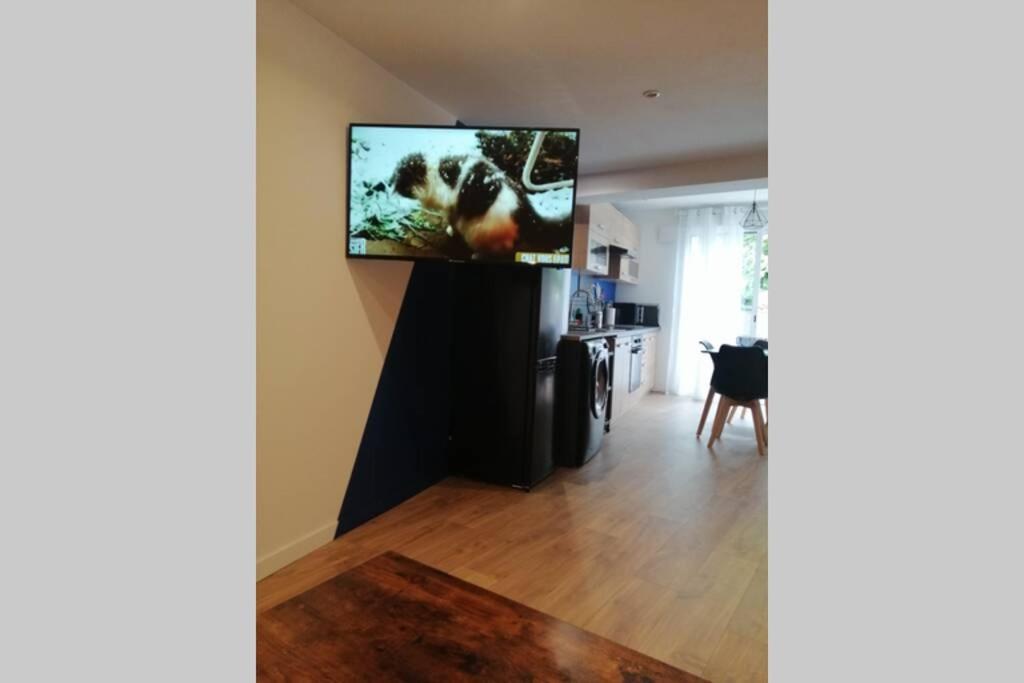 Charmant Appartement Avec Terrasse Pont-de-lʼIsère Esterno foto